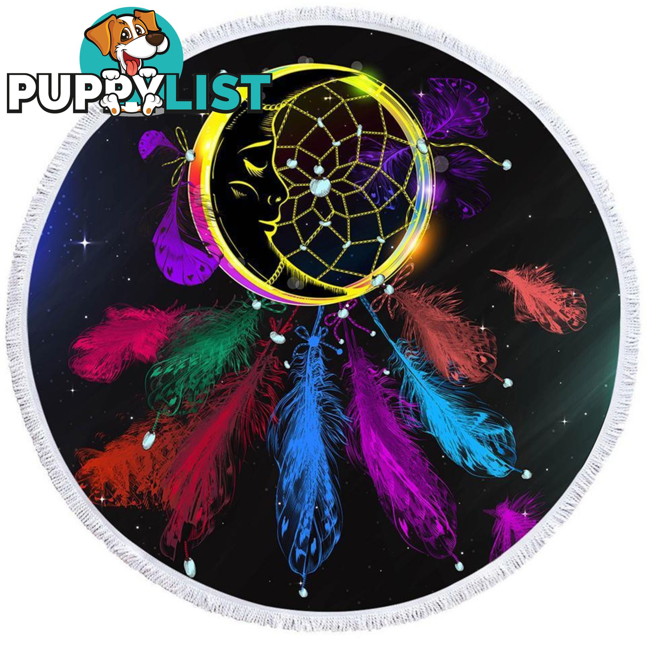 Multi Colored Dream Catcher Beach Towel - Towel - 7427046317610