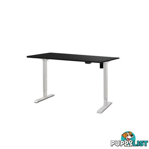 Electric Motorised Height Adjustable Standing Desk White Frame 140Cm - Artiss - 9350062225400