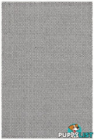 Spirit Carter Textured Modern Black White Rug - Unbranded - 9375321835145