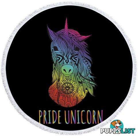 Pride Unicorn Beach Towel - Towel - 7427046308861