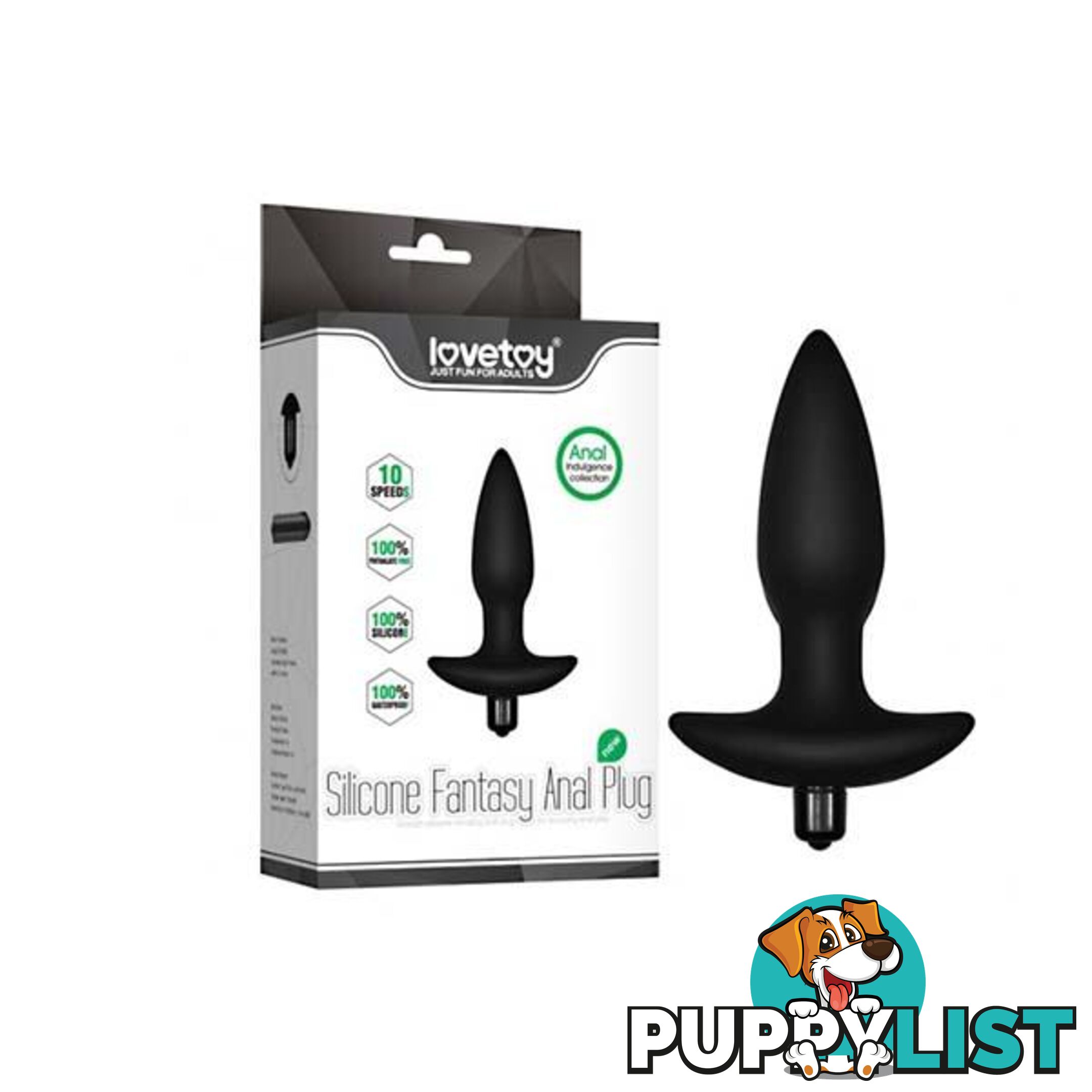 Fantasy Anal Plug Black - Adult Toys - 6970260901383