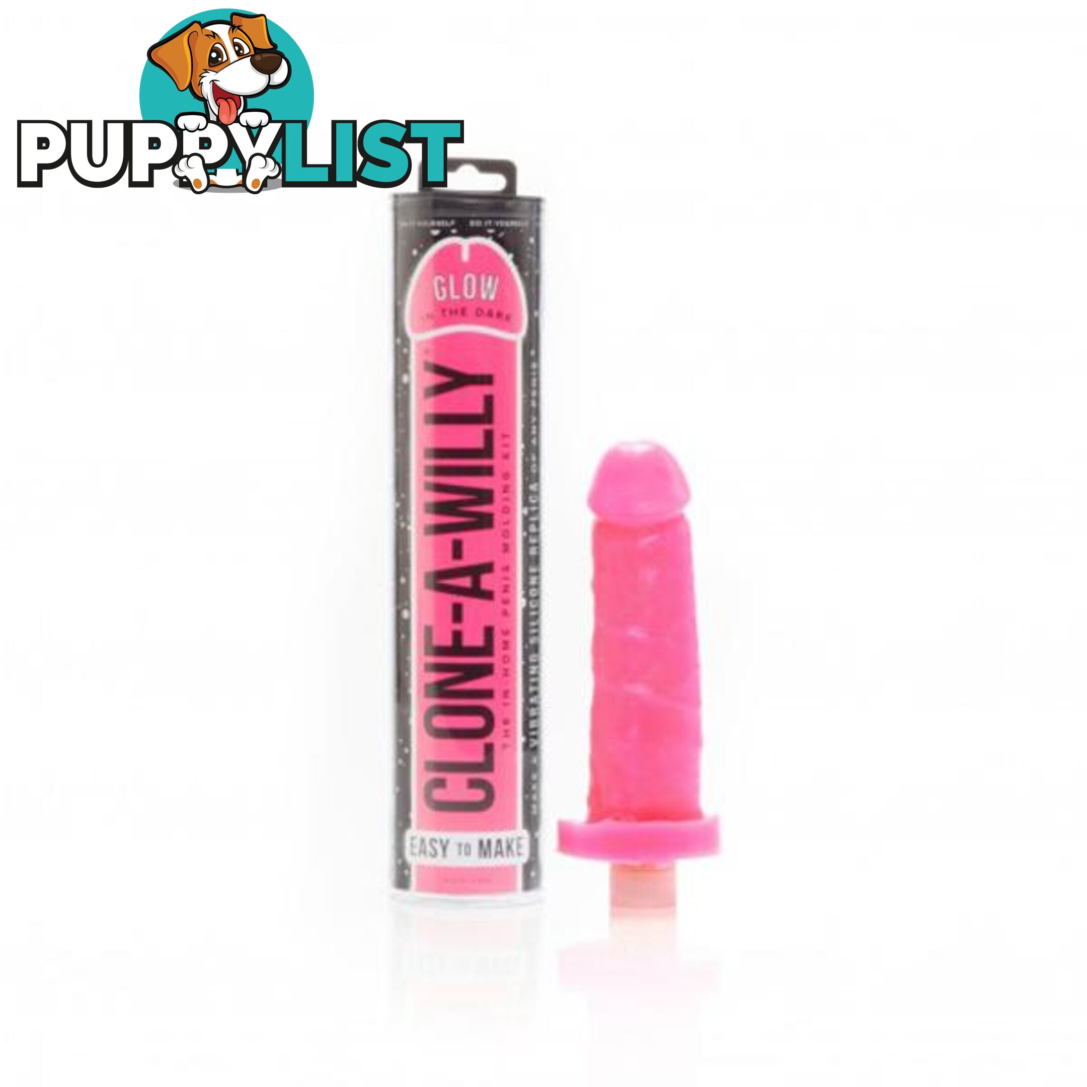 Clone A Willy Glow In The Dark Hot Pink - Clone a Willy - 763290080274