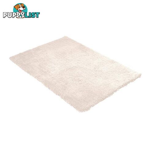 Ultra Soft Anti Slip Rectangle Plush Shaggy Floor Rug Carpet In Beige 60X220 Cm - Unbranded - 787976593537