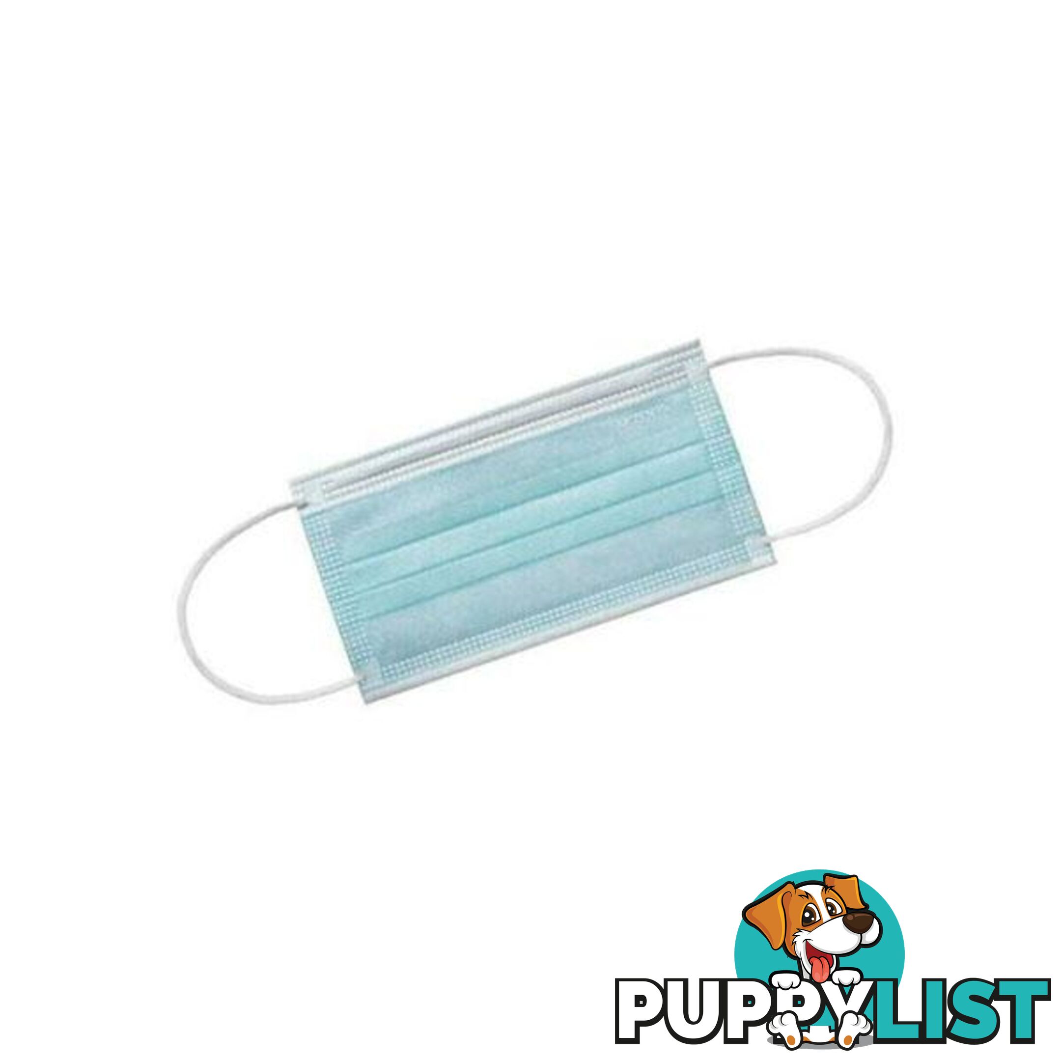 Blue Disposable Surgical Face Masks 3 Ply With Earloop Latex Free - Unbranded - 7427005884412