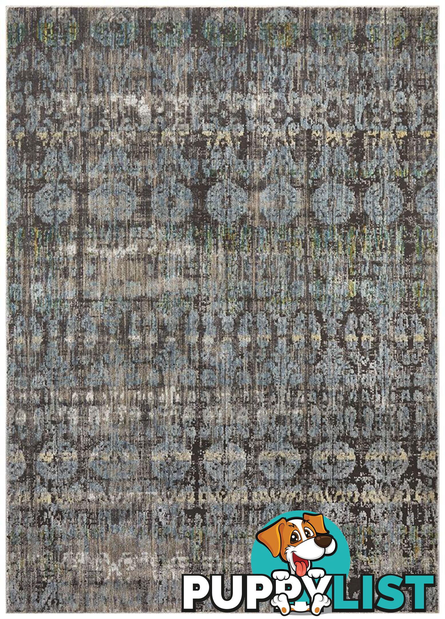 Jezebel Fluid Nights Modern Blue Rug - Unbranded - 9375321827539