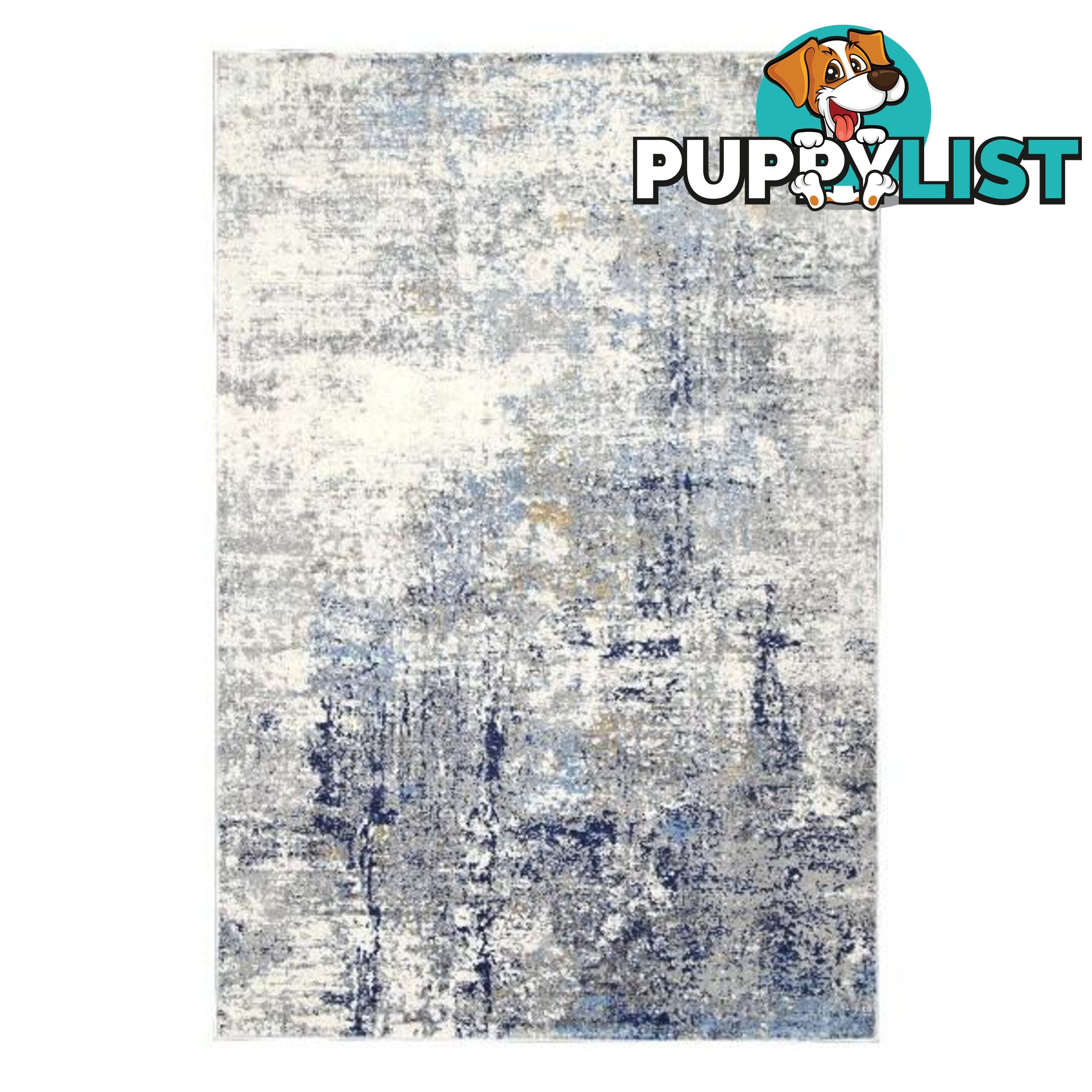 Expressions Navy Blue Modern Rug - Unbranded - 9315512146704