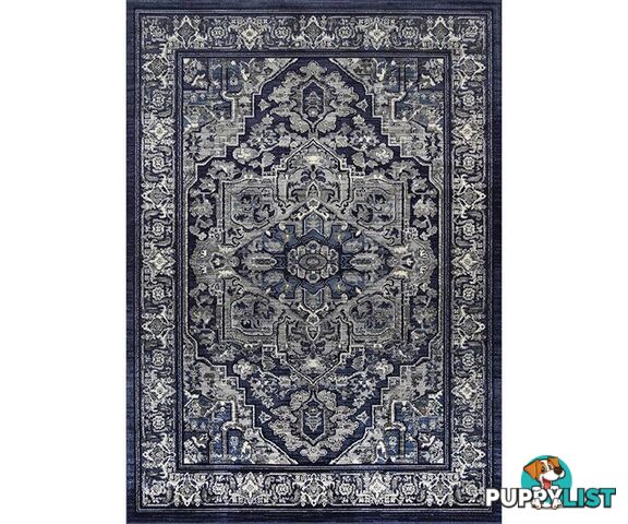 Old World Traditional Navy Rug - Unbranded - 9476062046781