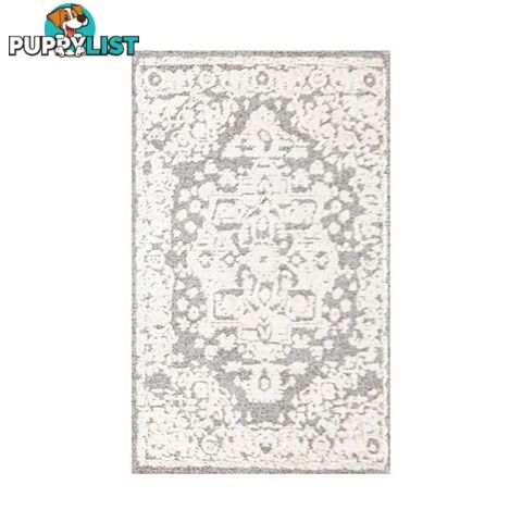 Traditional White Light Grey Carvan Rug - Unbranded - 787976629113