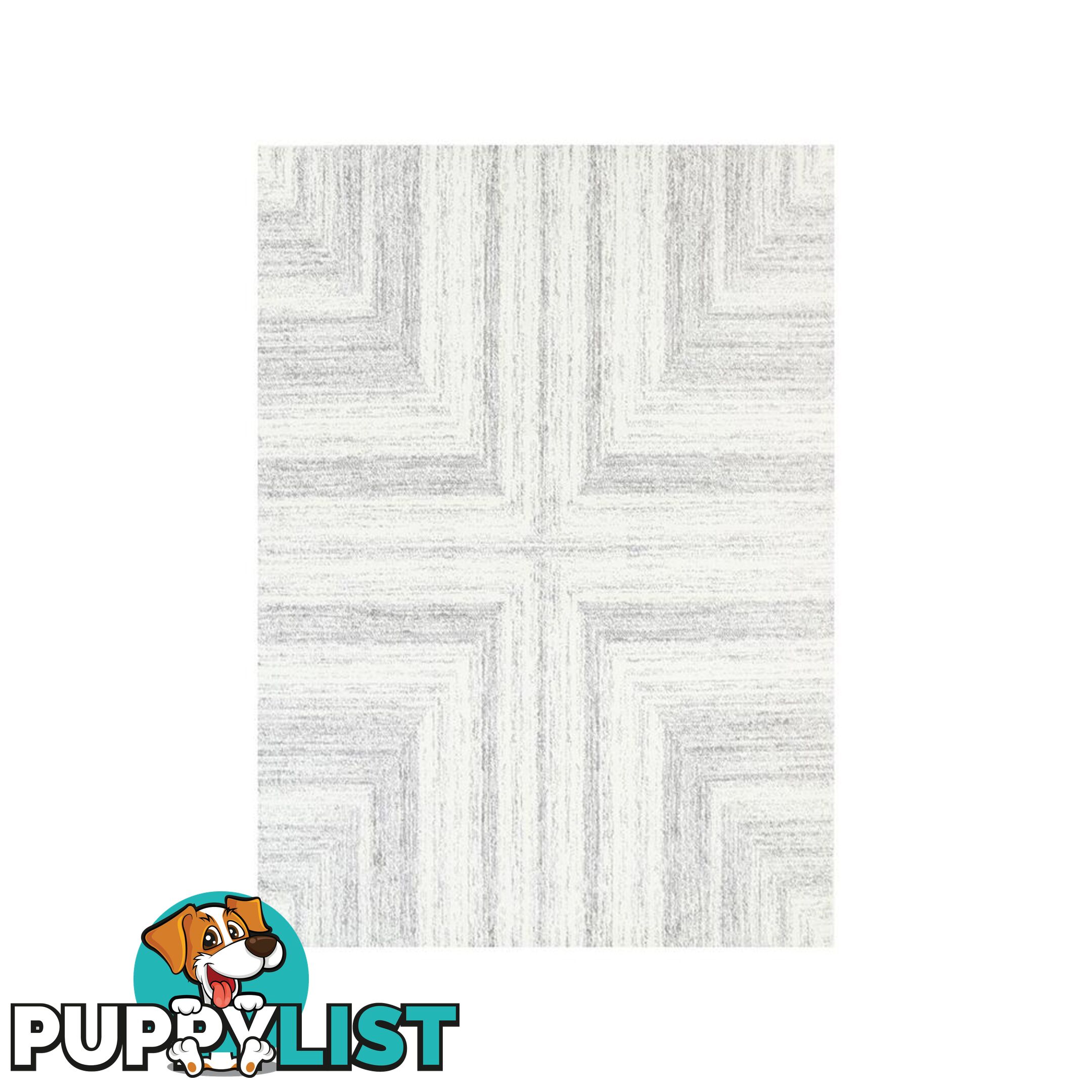 Madison Nordic Cream Grey Rug - Unbranded - 7427046302340