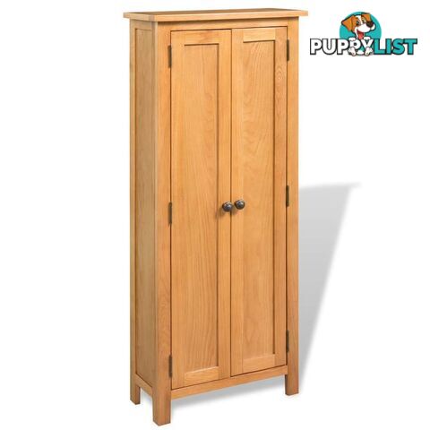 Storage Cabinet Solid Oak 50 x 22 x 122 Cm - Unbranded - 9476062042721