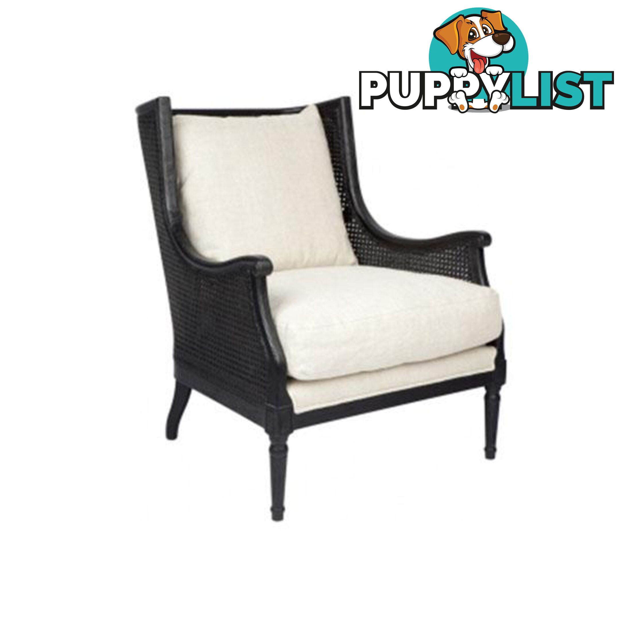 Havana Arm Chair Black - Arm Chair - 9320294108710