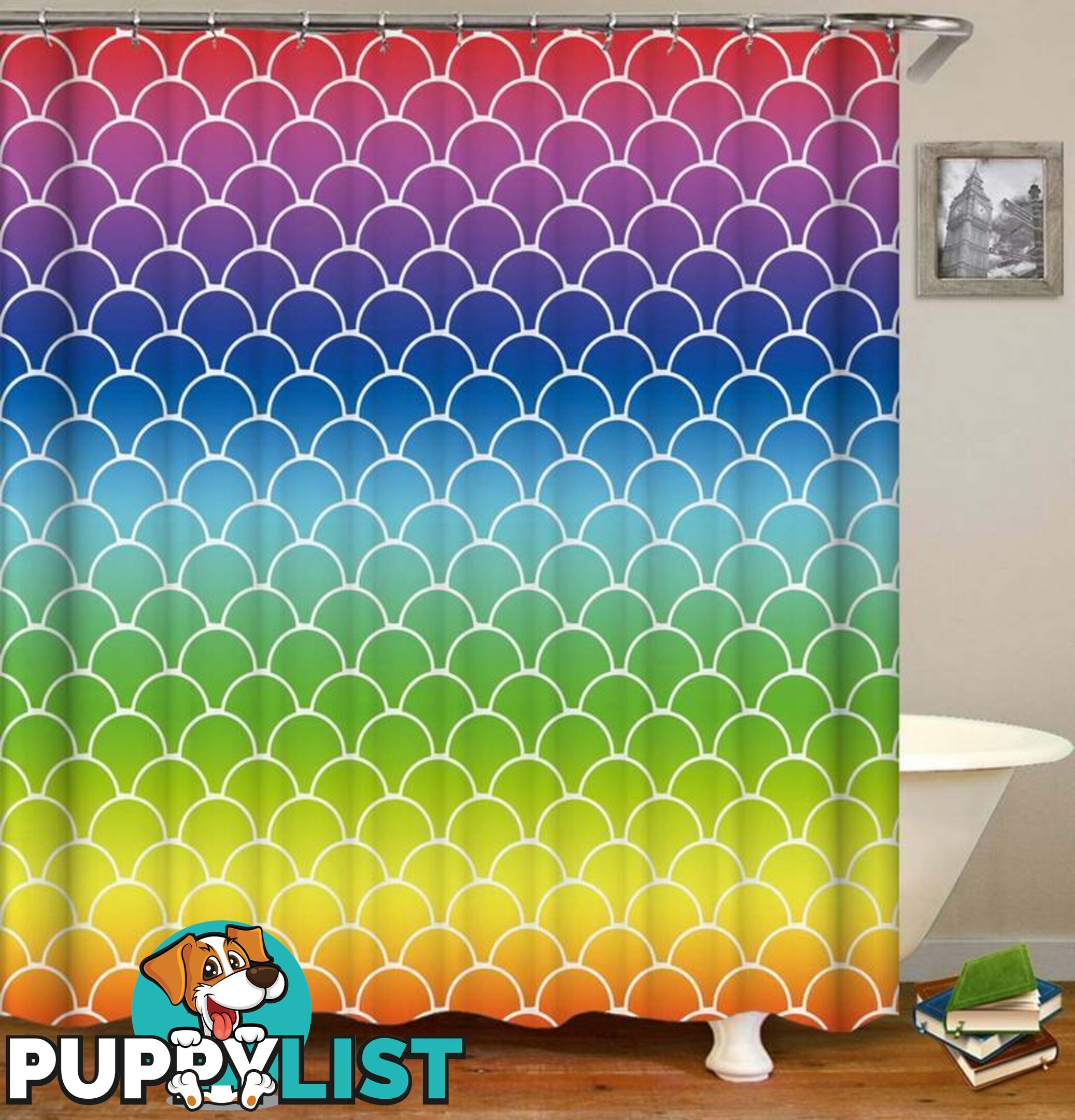Rainbow Arches Shower Curtain - Curtain - 7427046137287