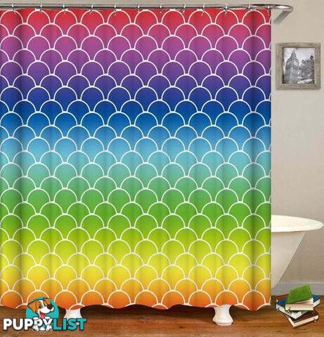 Rainbow Arches Shower Curtain - Curtain - 7427046137287