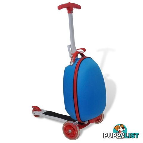 Trolley Case with Scooter for Children - Blue - Unbranded - 4326500421531