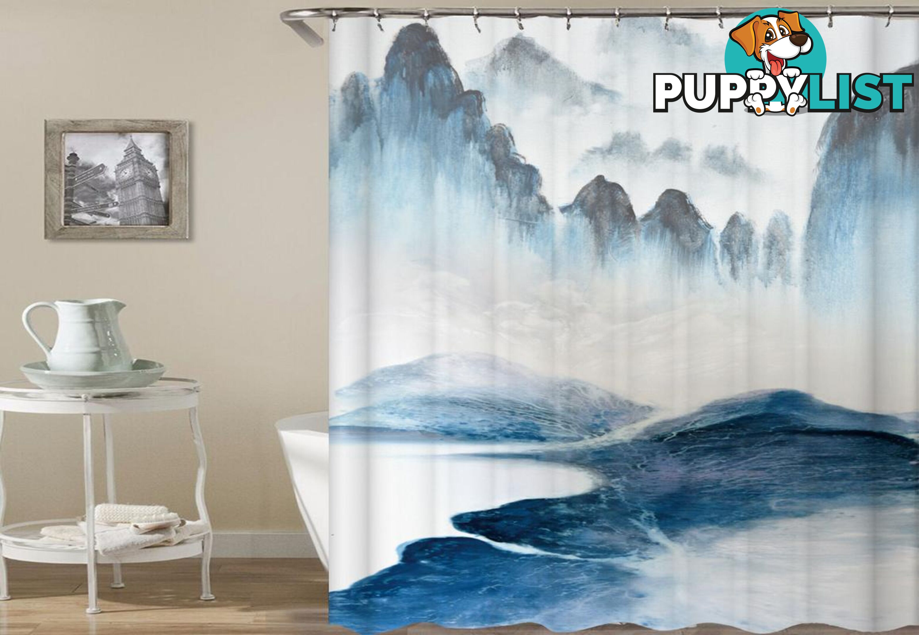 Ocean Cliffs Art Shower Curtain - Curtain - 7427046022675