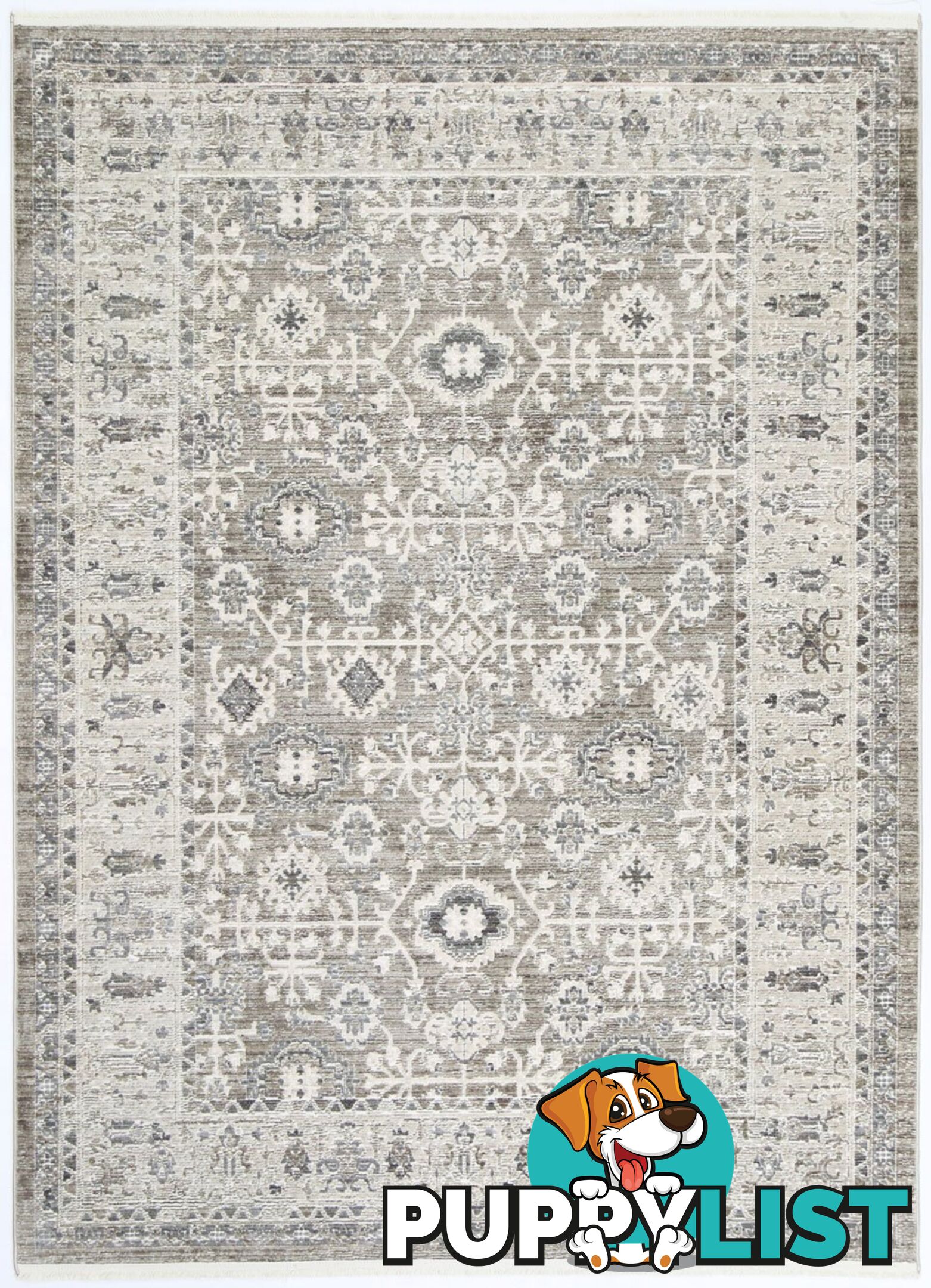 Istanbul Vintage Classic Aynur Beige Rug - Unbranded - 7427046181624