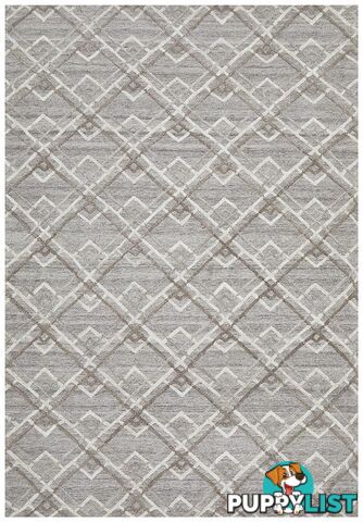 Visions Winter Silver Stream Modern Rug - Unbranded - 9375321829311