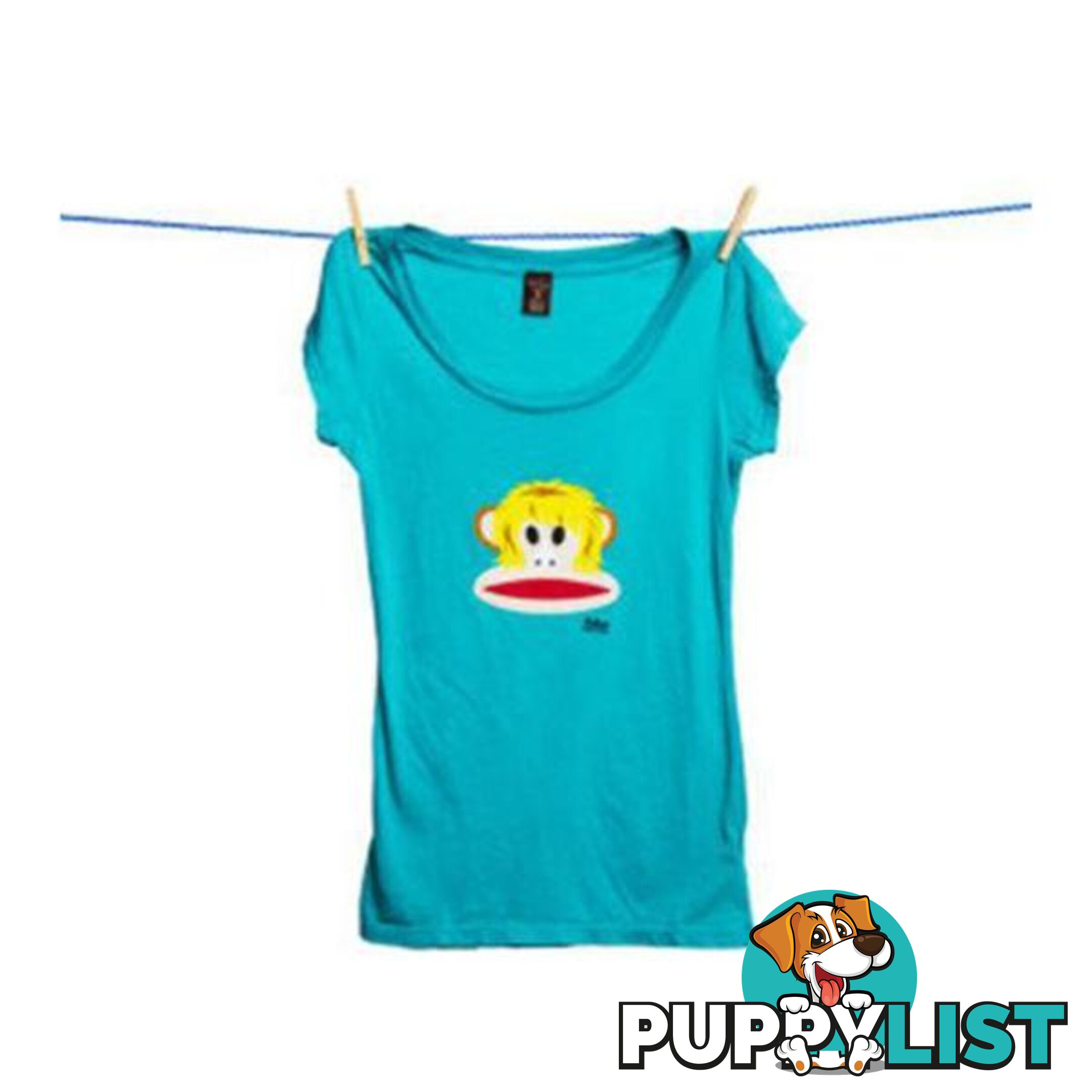 Paul Frank Julius Scruffy Hair Tee (Sky Blue) - Paul Frank - 4326500379412