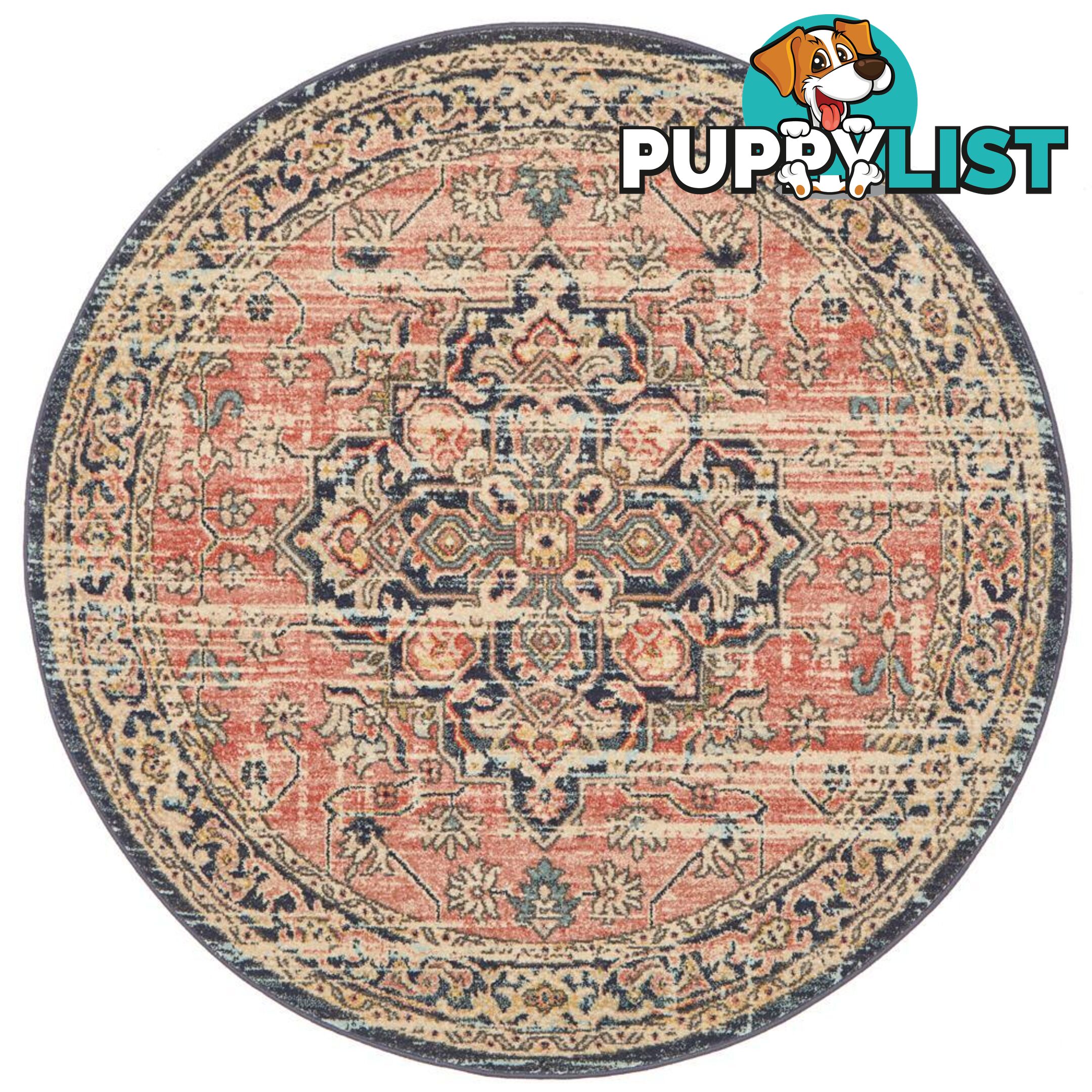 Legacy Round Brick Rug - Unbranded - 9375321883979