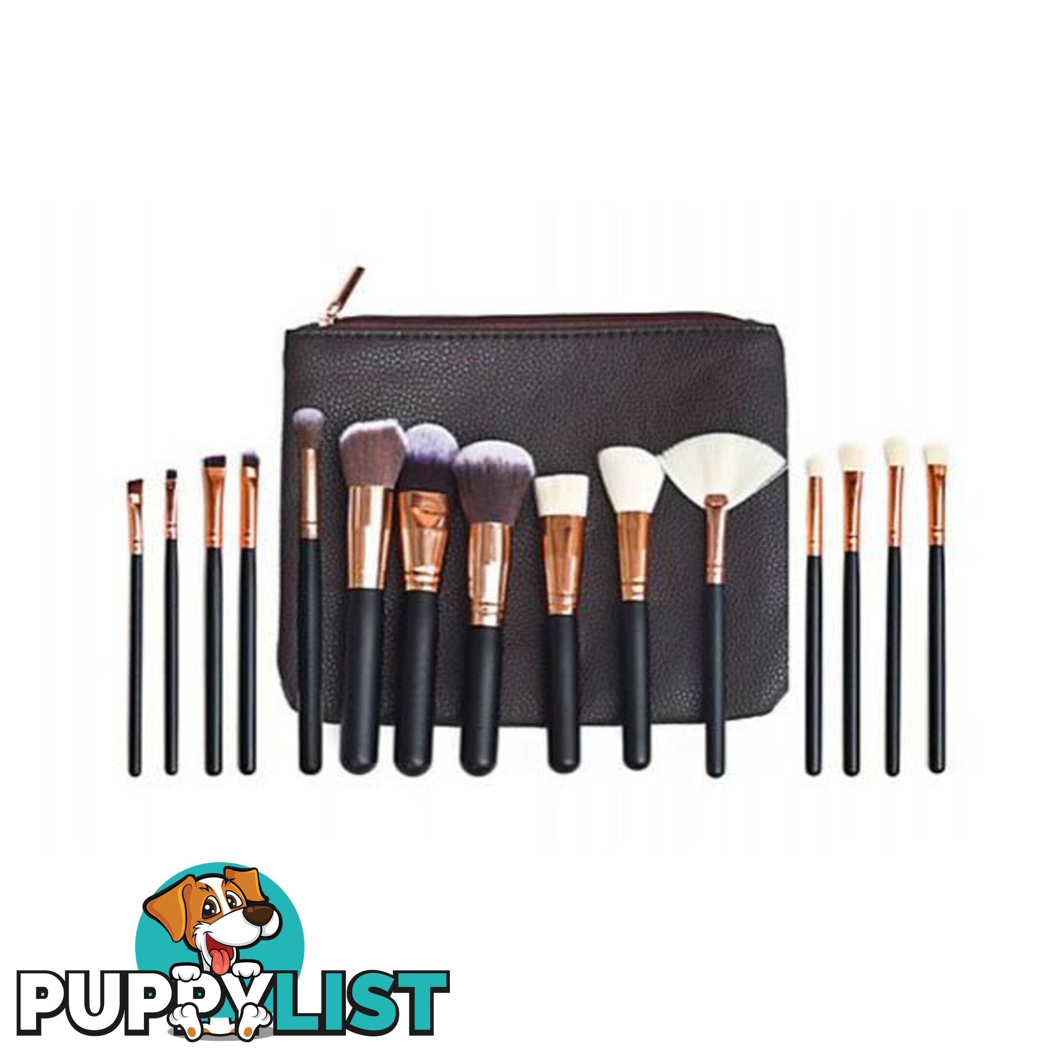 15Pcs Soft Pro Face Powder Makeup Brushes Set Blending Highlight Tools - Randy & Travis Machinery - 7427046226172