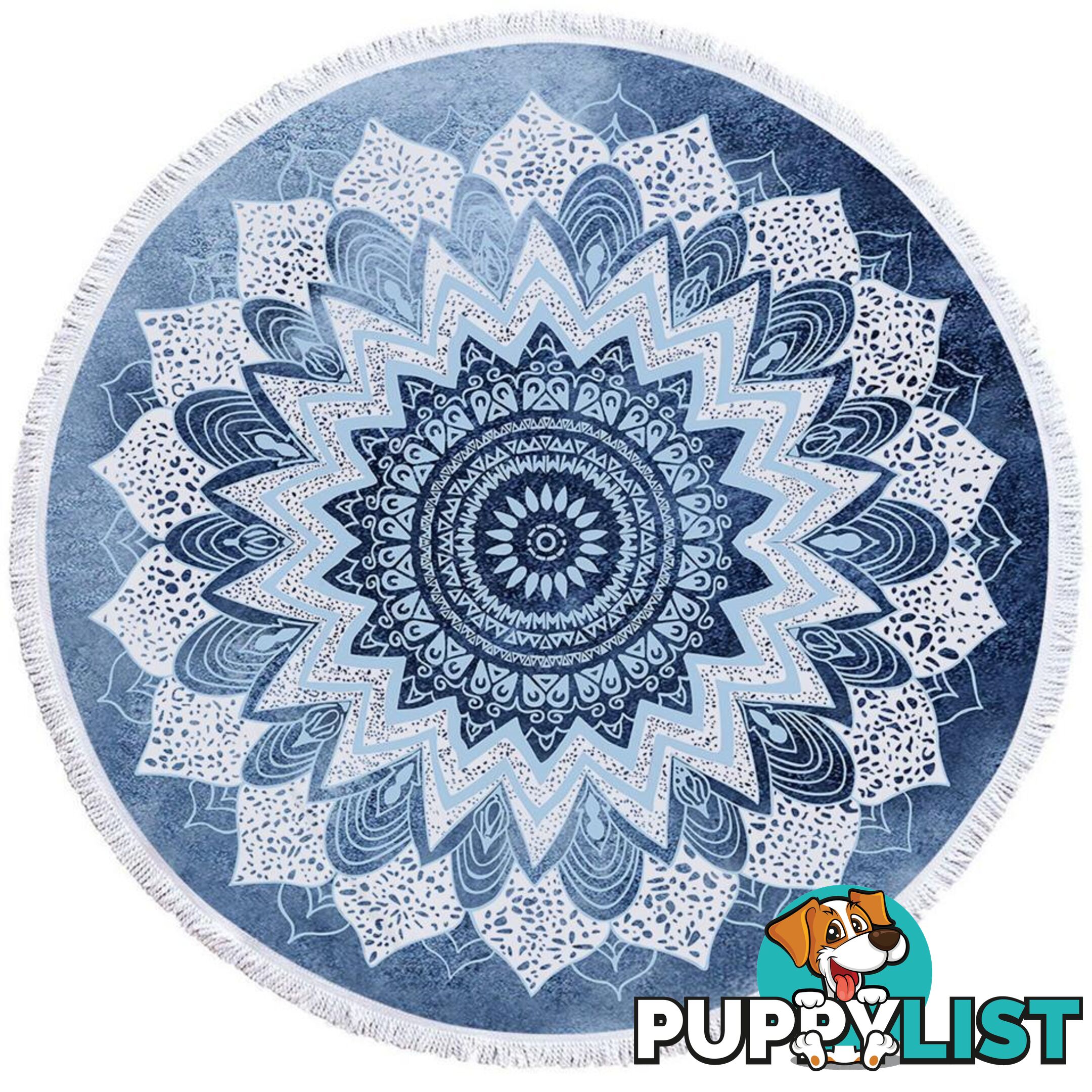 Ocean Mandala Beach Towel - Towel - 7427046325394