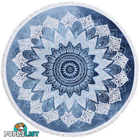 Ocean Mandala Beach Towel - Towel - 7427046325394