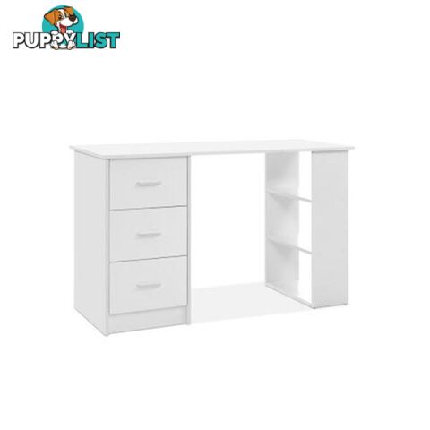 Office Computer Desk Study Table Workstation 3 Drawers Shelf 120 Cm - Artiss - 9355720033083