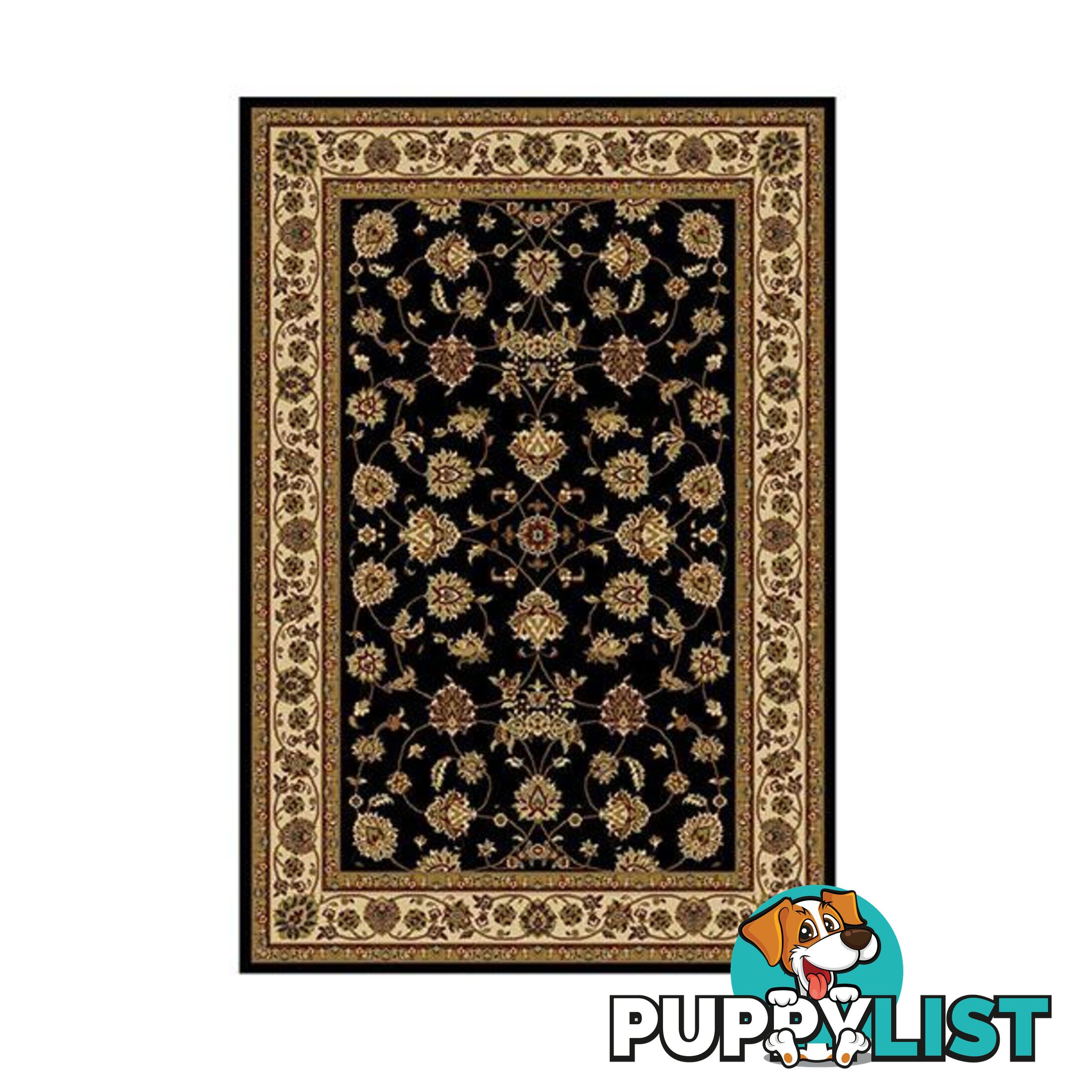 Traditional Agrabah Black Rug - Unbranded - 9476062094232