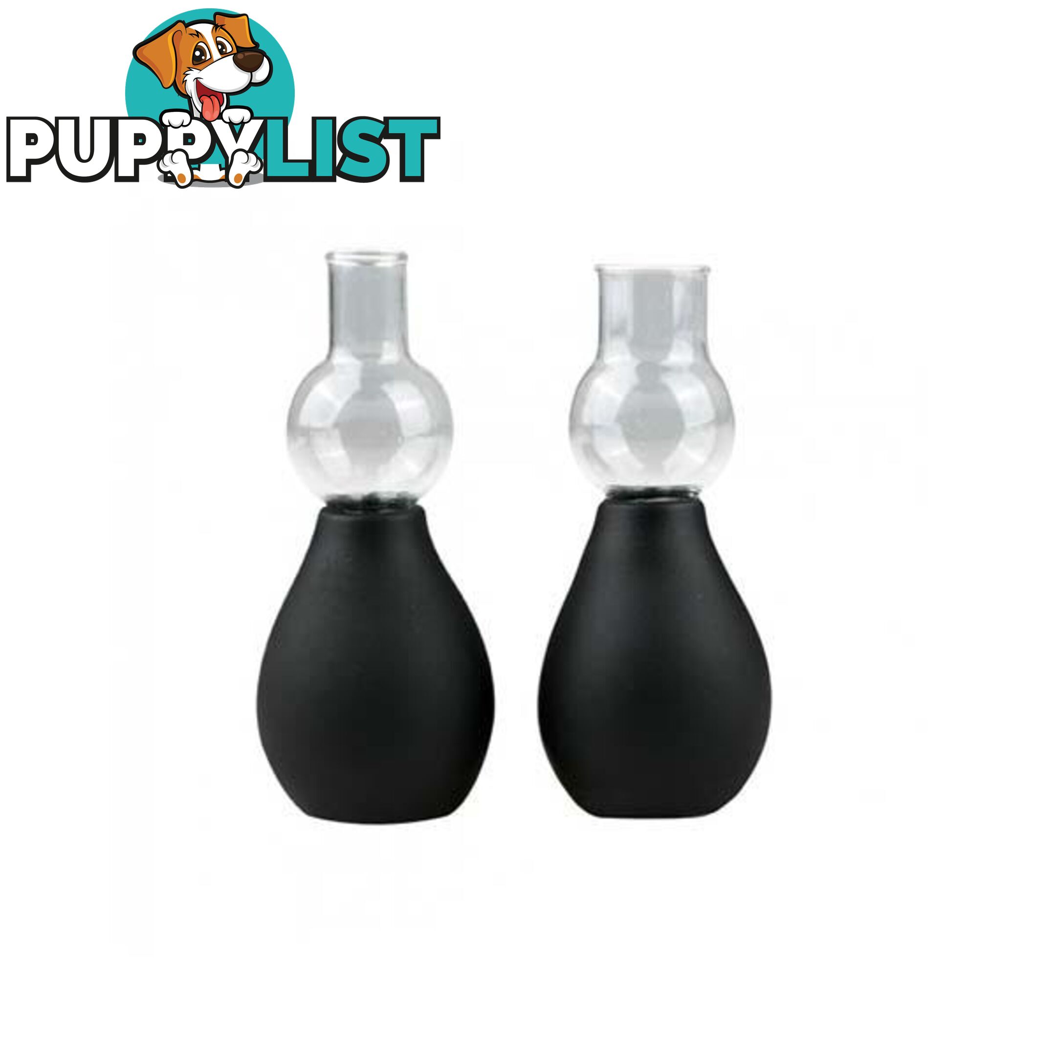 Nipple Sucker Black 2 Pc 6 Cm - Adult Toys - 8718627527870