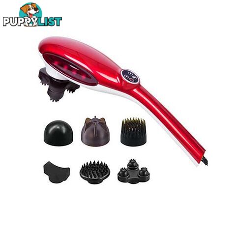 Soga 6Heads Portable Handheld Massager Stimulate Bloodflow Shoulder Rd - Soga - 9476062098131