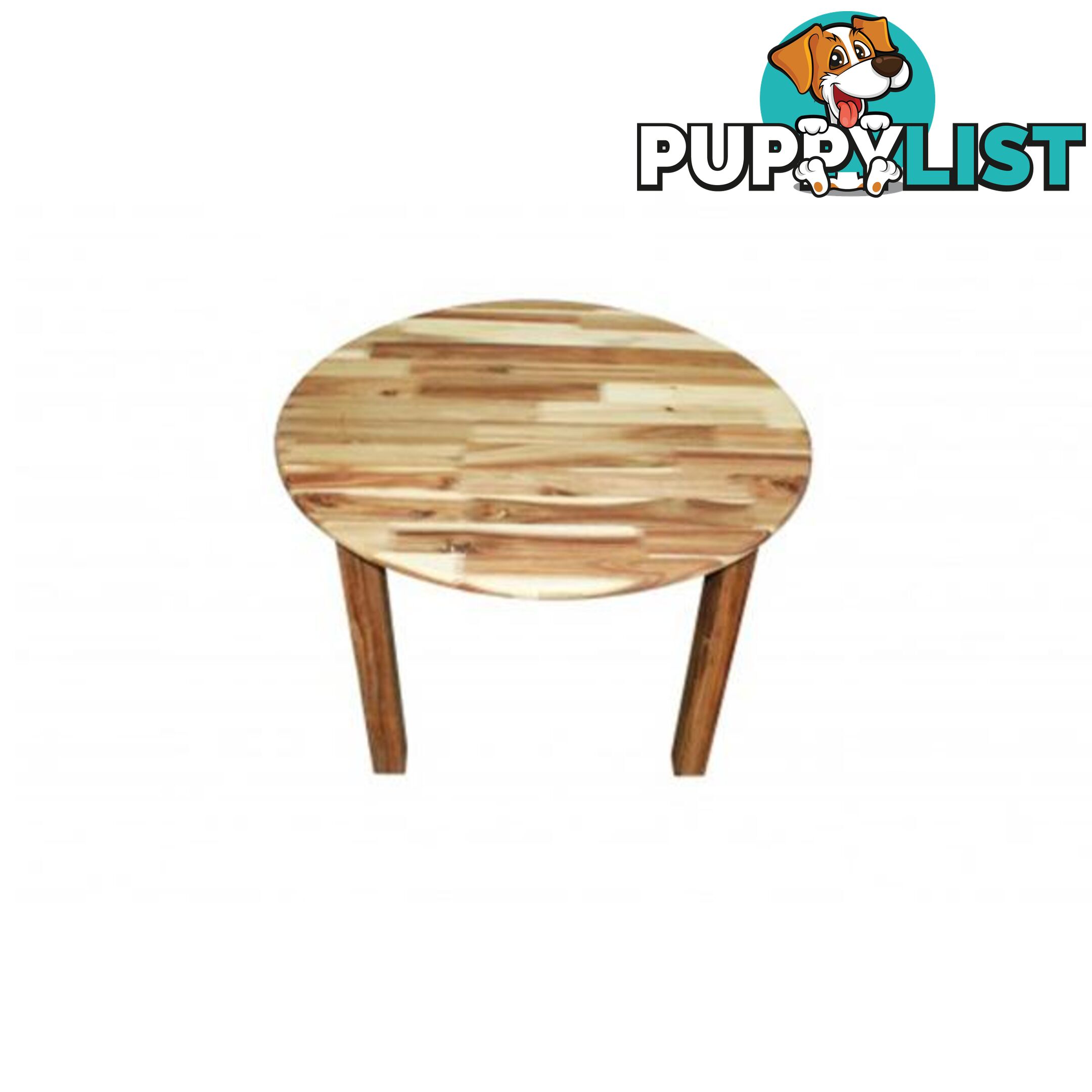 Acacia Round Table 75cm - Qtoys - 8936074261349