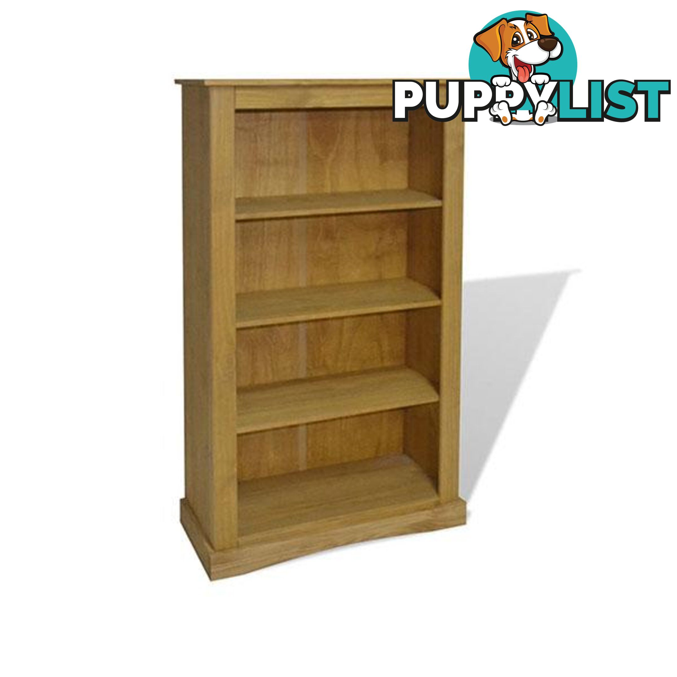 4 Tier Bookcase Mexican Pine Corona Range 81 X 29 X 150 Cm - Unbranded - 8718475526230