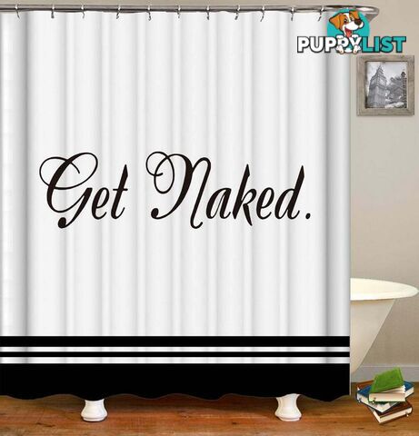 Elegant Get Naked Shower Curtain - Curtain - 7427046136181