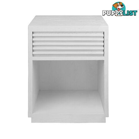 Bahama Bedside Table White - Bedside table - 9320294108673