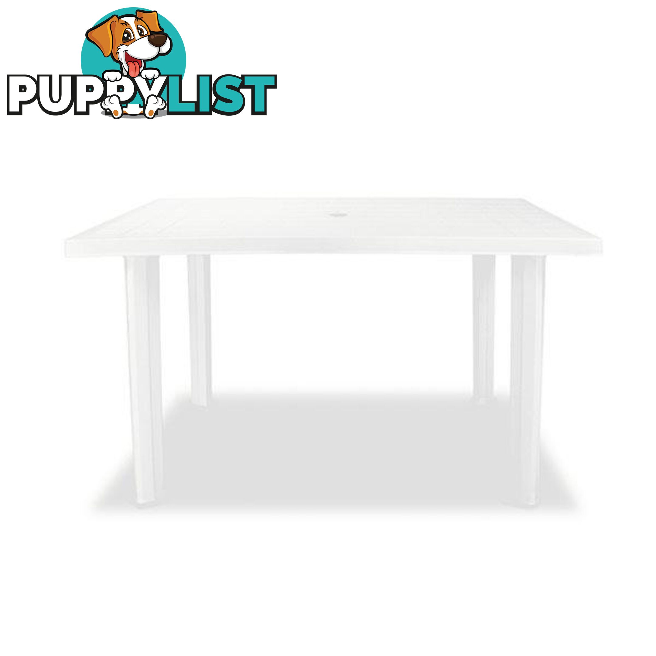 Garden Table 126 X 76 X 72 Cm Plastic - Unbranded - 8718475570684