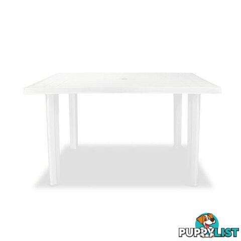 Garden Table 126 X 76 X 72 Cm Plastic - Unbranded - 8718475570684