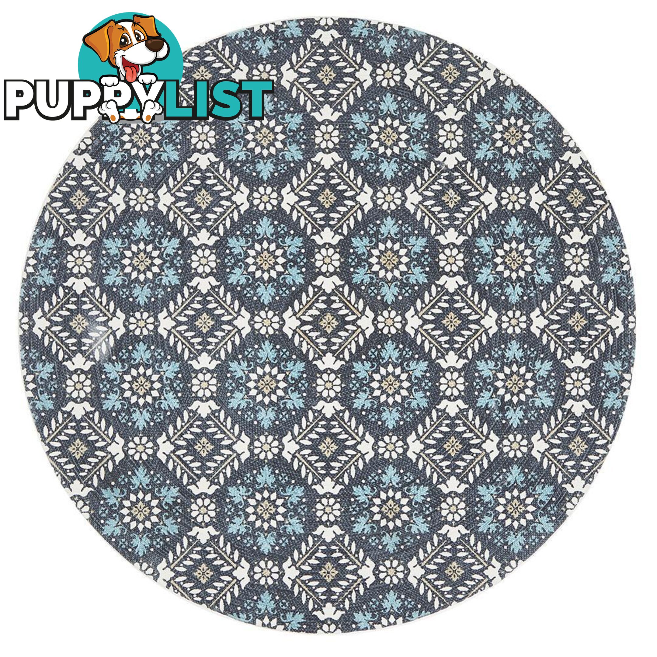 Lunar Mudrit Blue Rug - Unbranded - 9375321853040