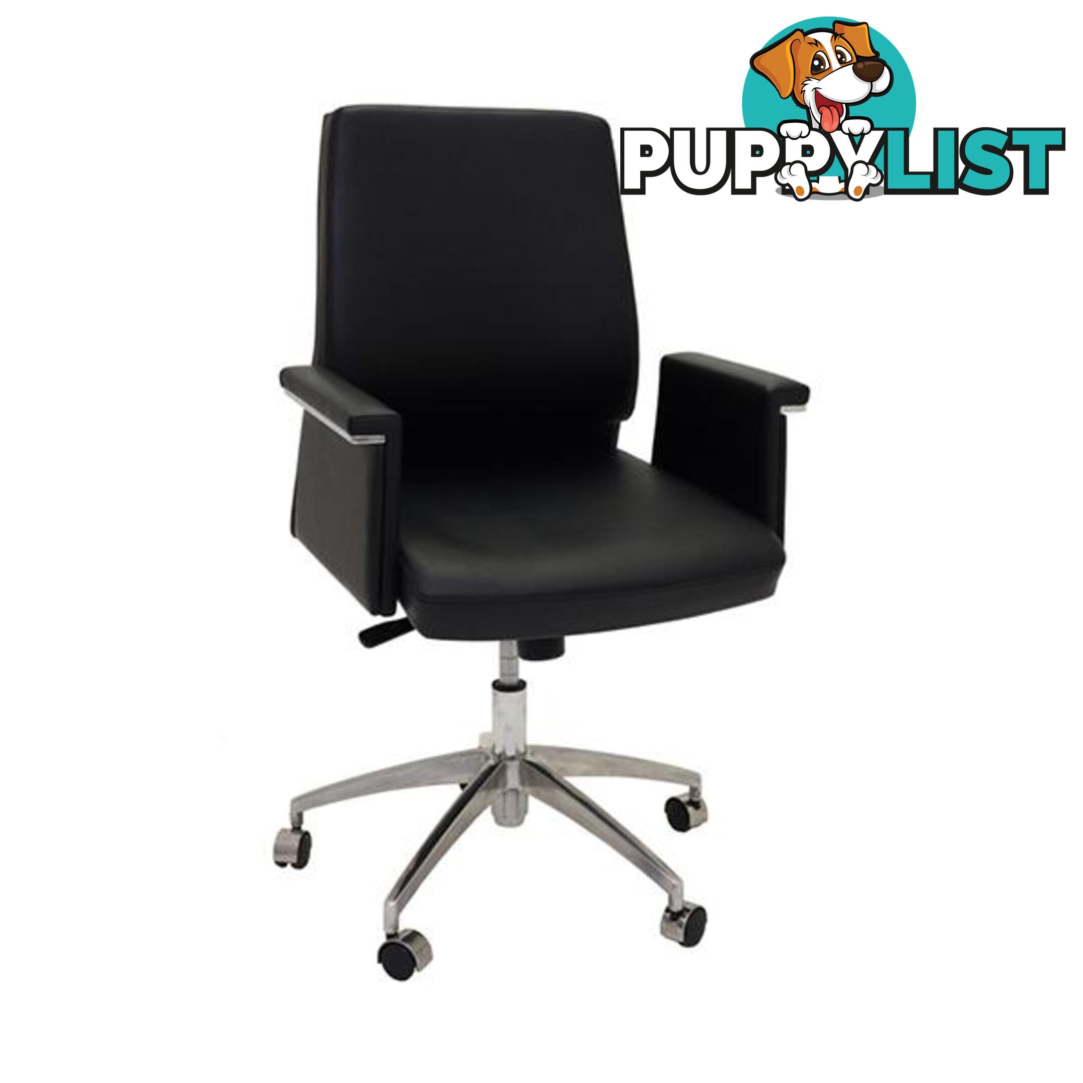 Medium Back Office Vinyl Chair - Unbranded - 787976632434