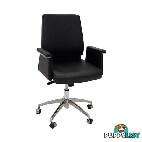 Medium Back Office Vinyl Chair - Unbranded - 787976632434