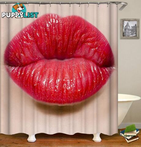 Blowing A Kiss Shower Curtain - Curtain - 7427045903234