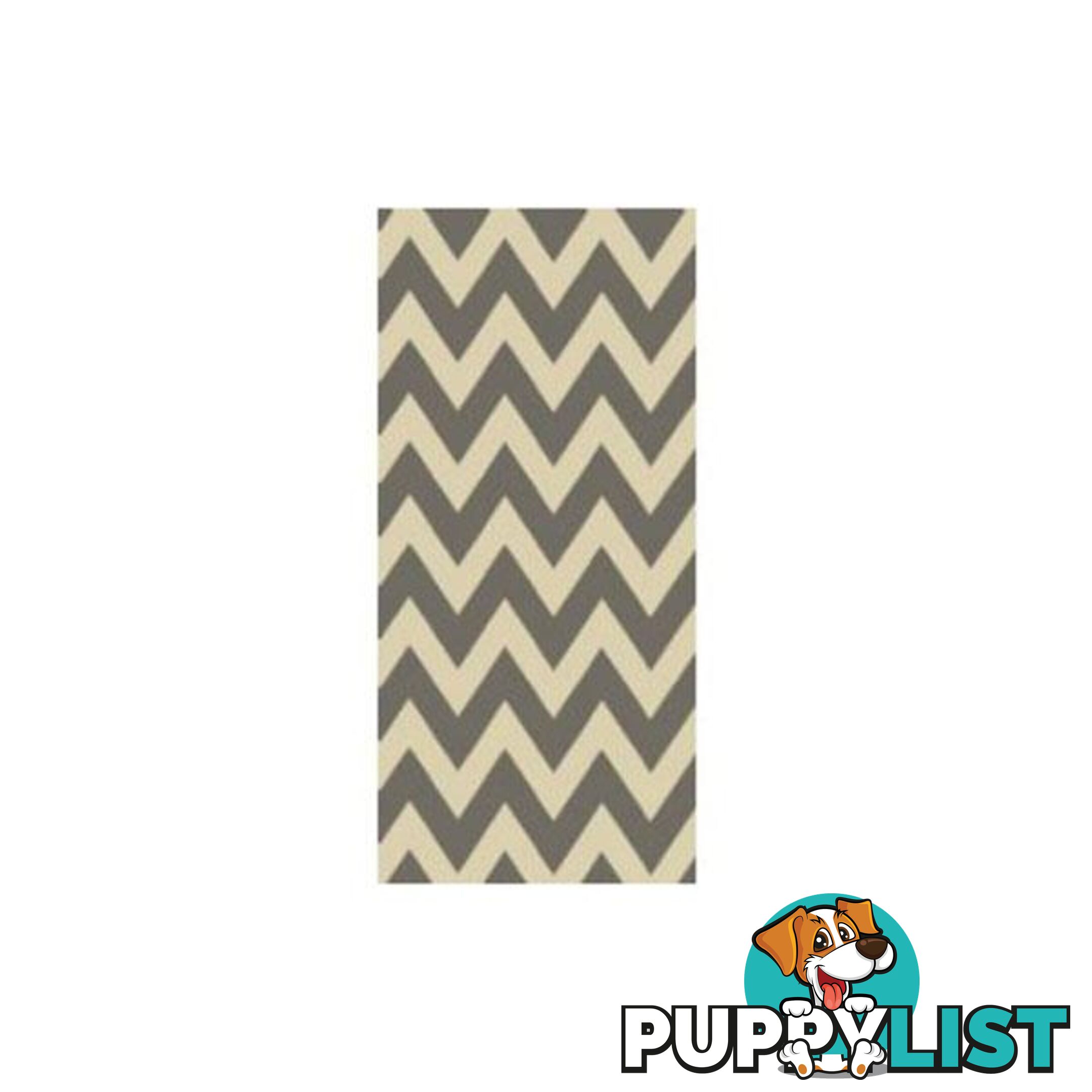 Picasso Chevron Dark Grey Home Rug - Unbranded - 9324373027558