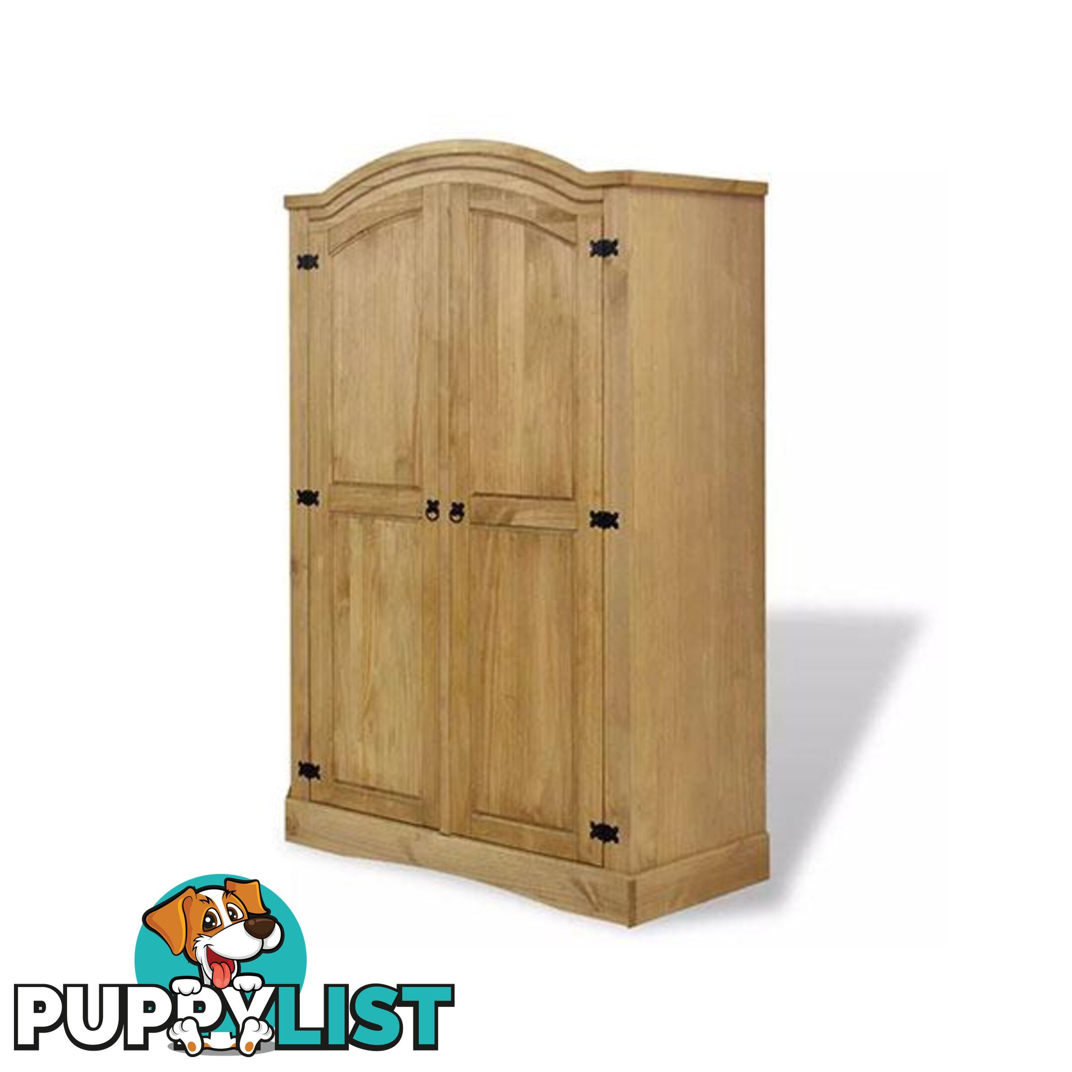 Wardrobe Mexican Pine Corona Range 2 Doors - Wardrobe - 8718475526131