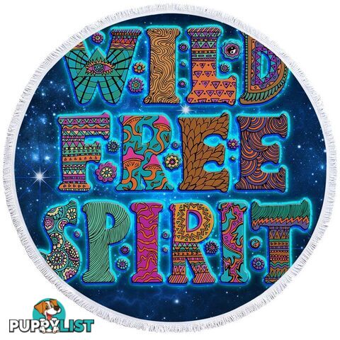 Space Background Wild Free Spirit Beach Towel - Towel - 7427046313322