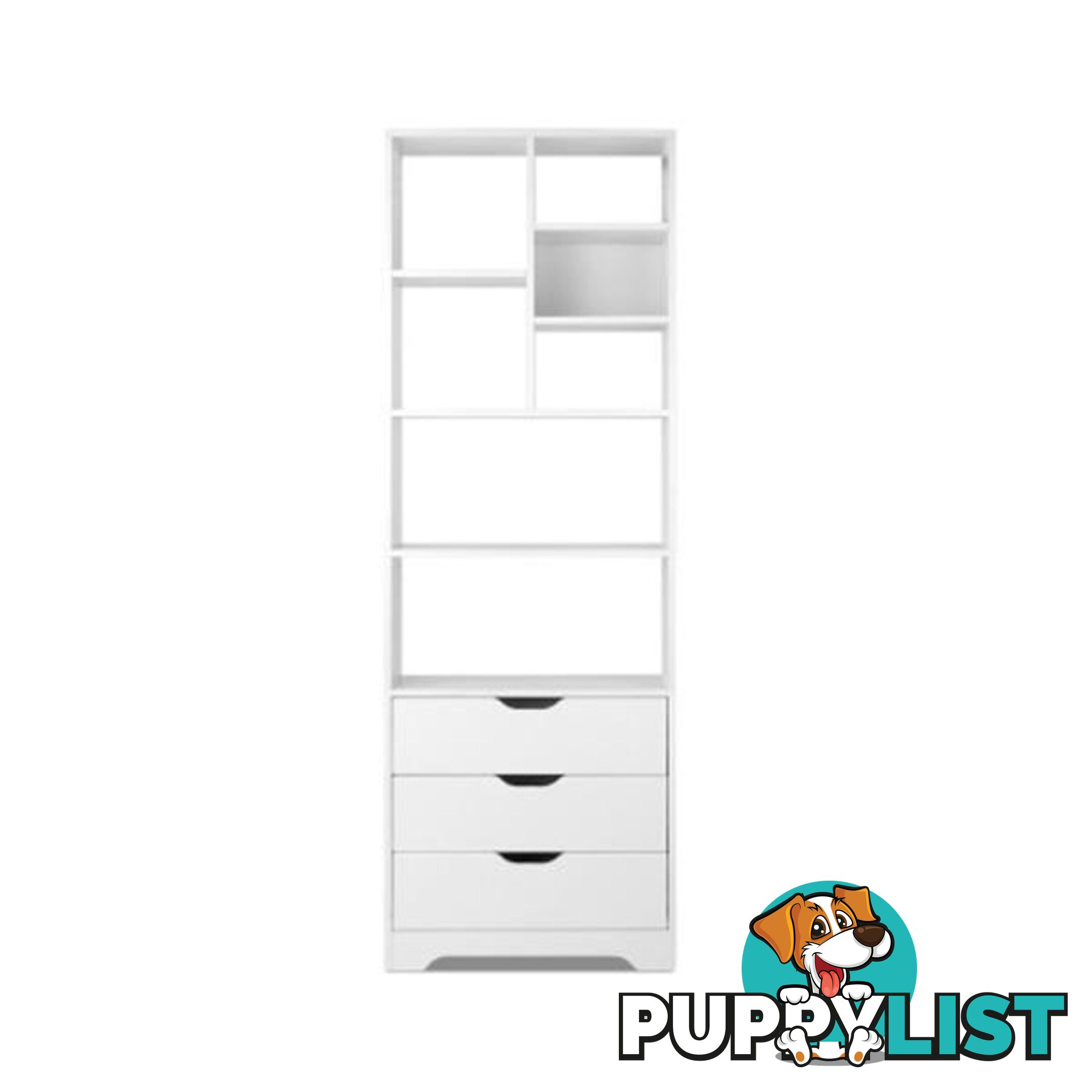 Artiss Display Drawer Shelf - White - Artiss - 9350062179246