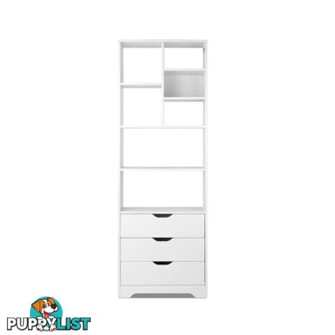 Artiss Display Drawer Shelf - White - Artiss - 9350062179246