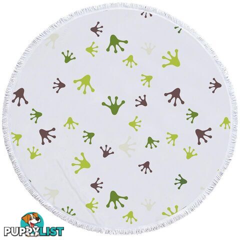 Frog Feet Beach Towel - Towel - 7427046340410