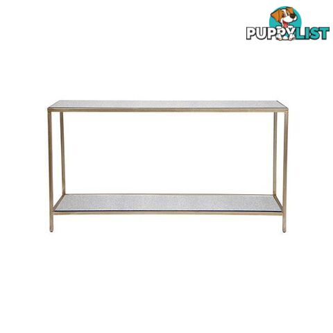 Cocktail Console Table Antique Gold - Console Table - 9320294107126