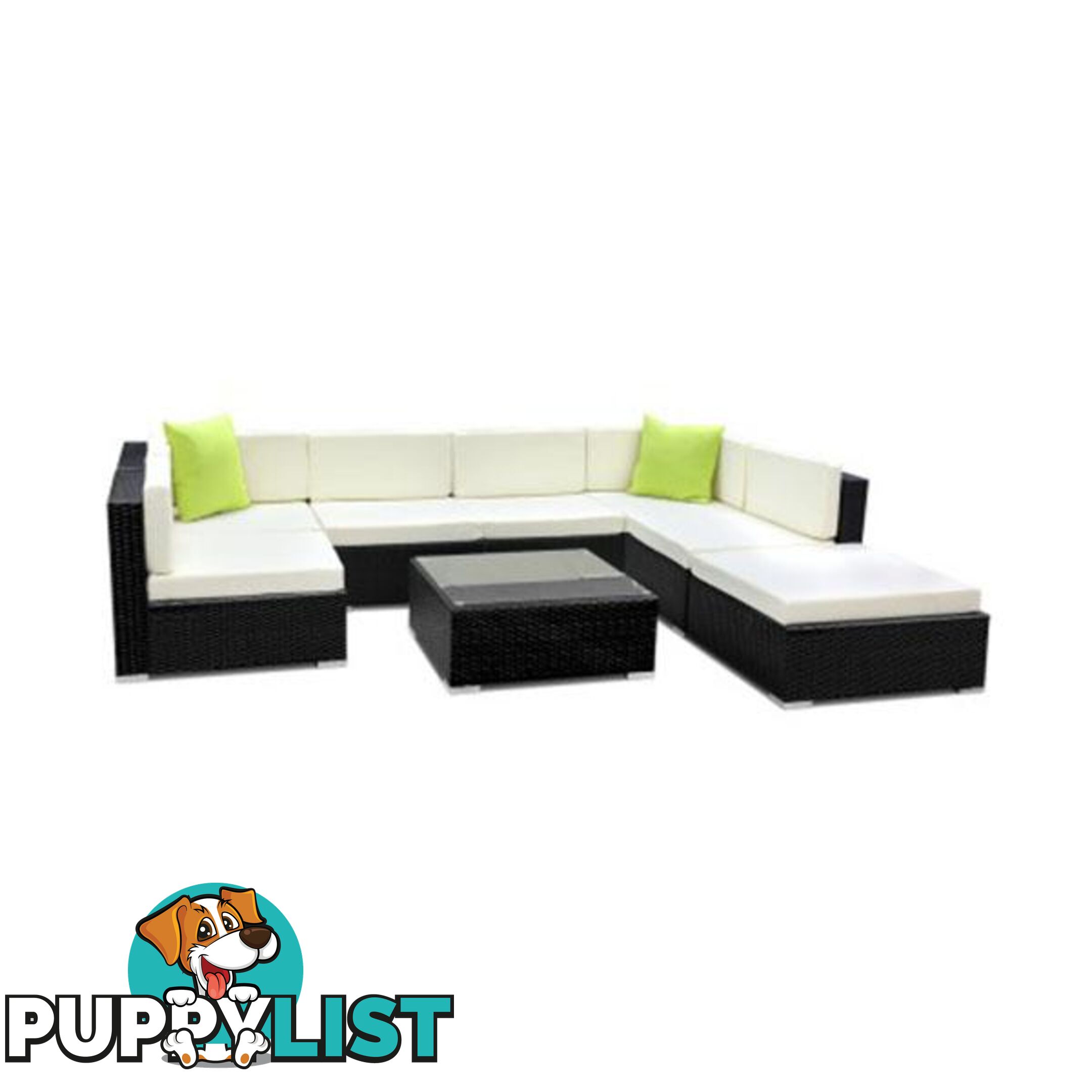 8 Piece Outdoor Furniture Set Wicker Sofa Lounge - Gardeon - 7427005869952