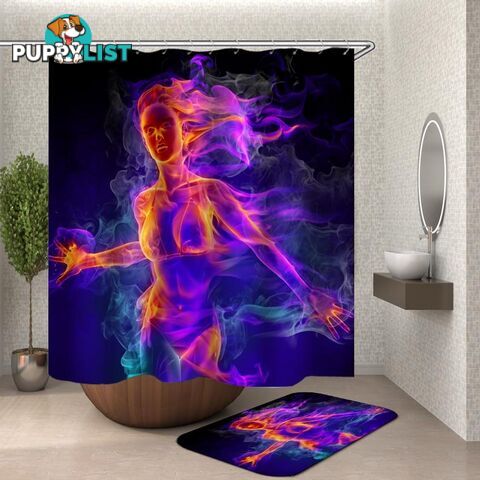 Sexy Flames Chic Shower Curtain - Curtain - 7427046118347