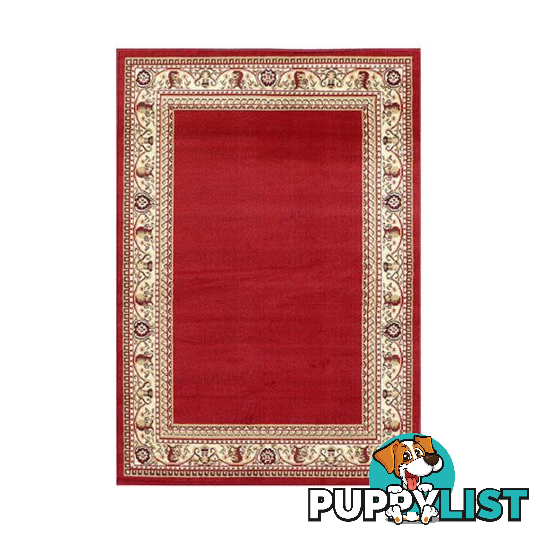 Allure Bordeaux Polypropylene Rug - Unbranded - 7427005850660